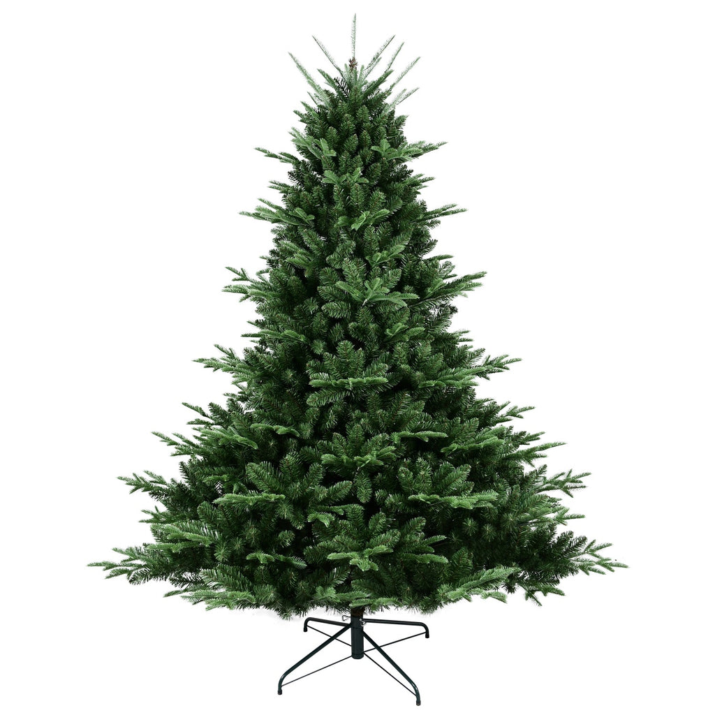Full-Shaped 7FT Christmas Tree with 2257 Tips and Hinged Structure