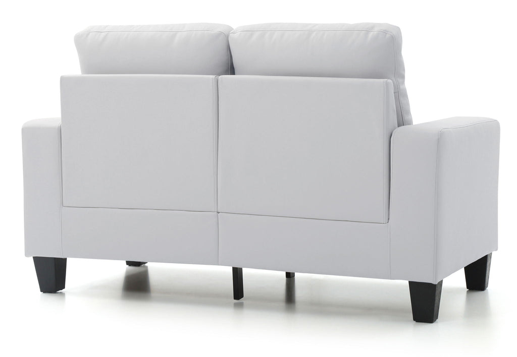 Track Arm Loveseat with Pocket Coil Comfort - Multiple Colors