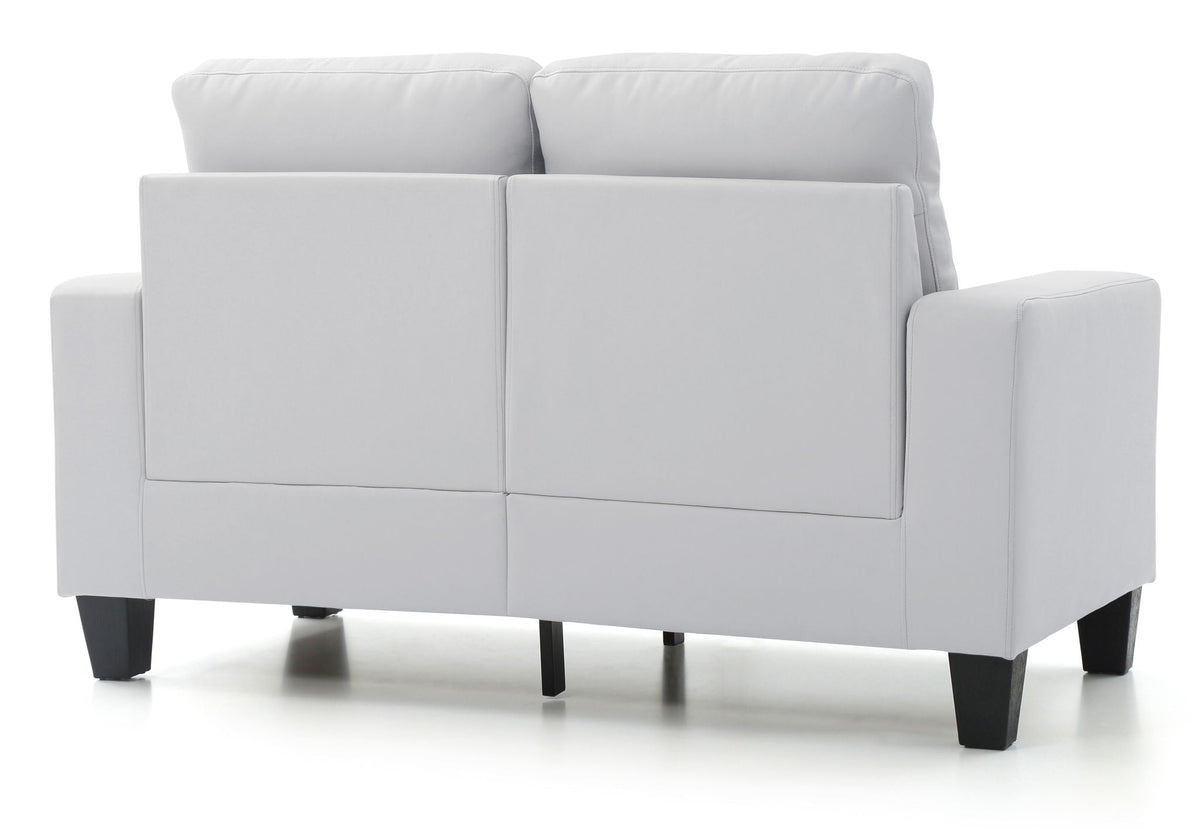 Track Arm Loveseat with Pocket Coil Comfort - Multiple Colors