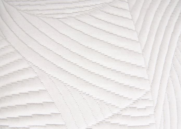 Level Cuddle Curve Pillow with Moisture-Wicking Fabric - White