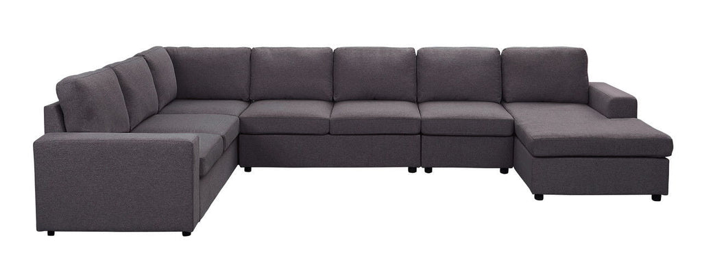 Tifton 7 Seat Reversible Modular Sectional Sofa Chaise