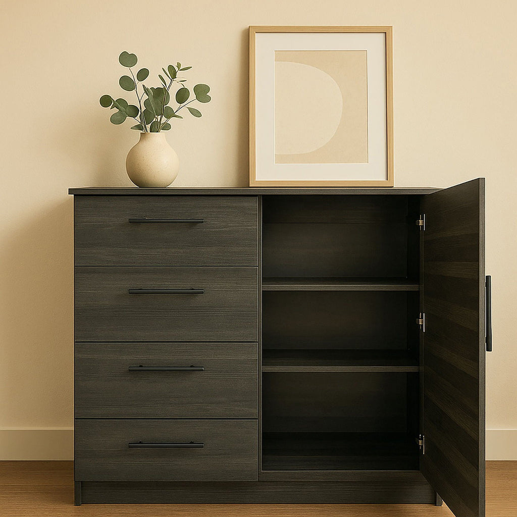 Robin Gentleman’s Chest with Extra Deep Storage - Dark Gray or White