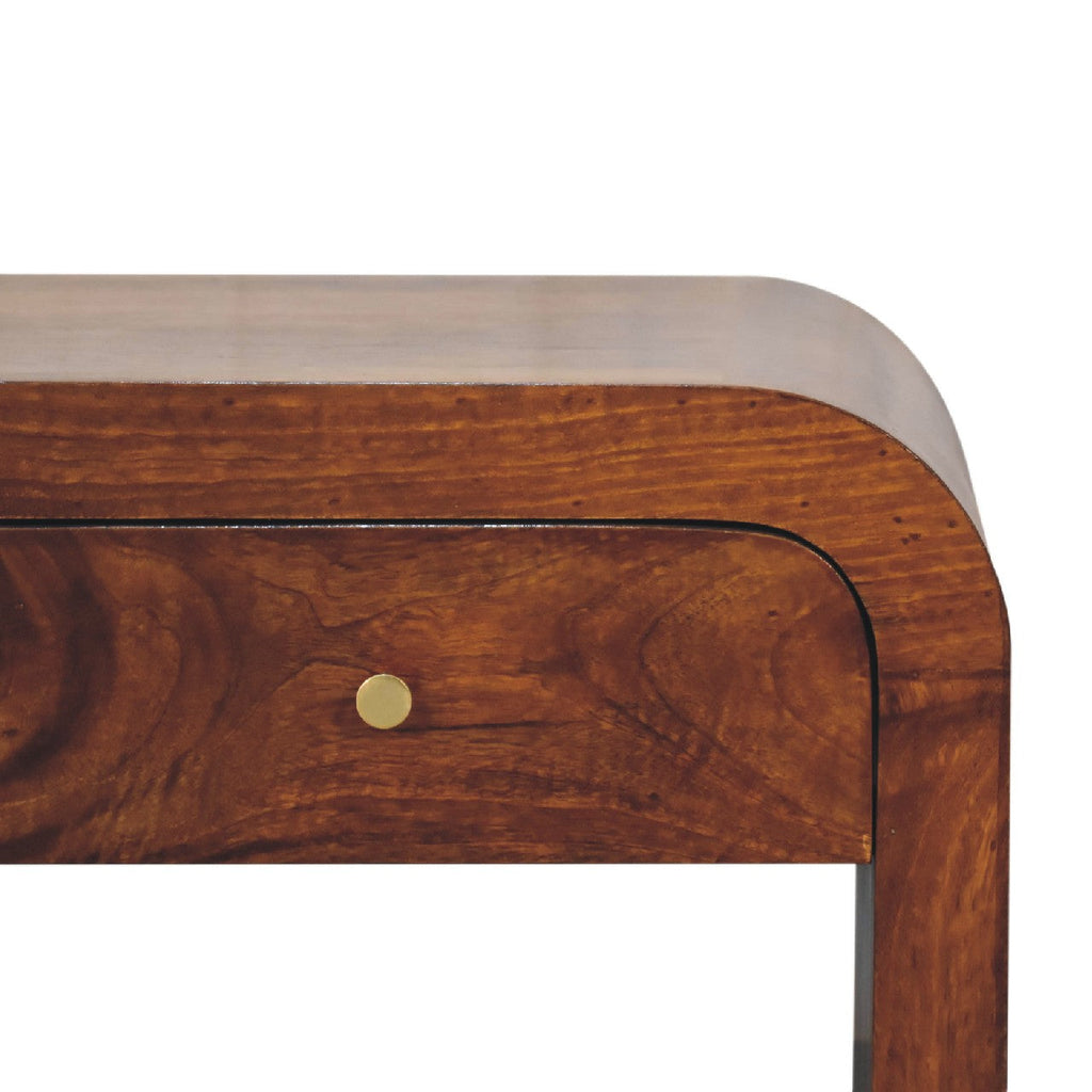 Solid Wood Darcy Coffee Table with 2 Drawers - Chestnut