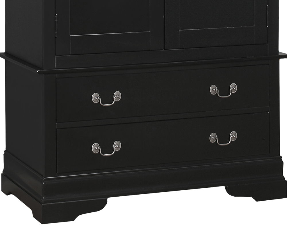 Traditional Armoire with Hanging Bar - Multiple Colors