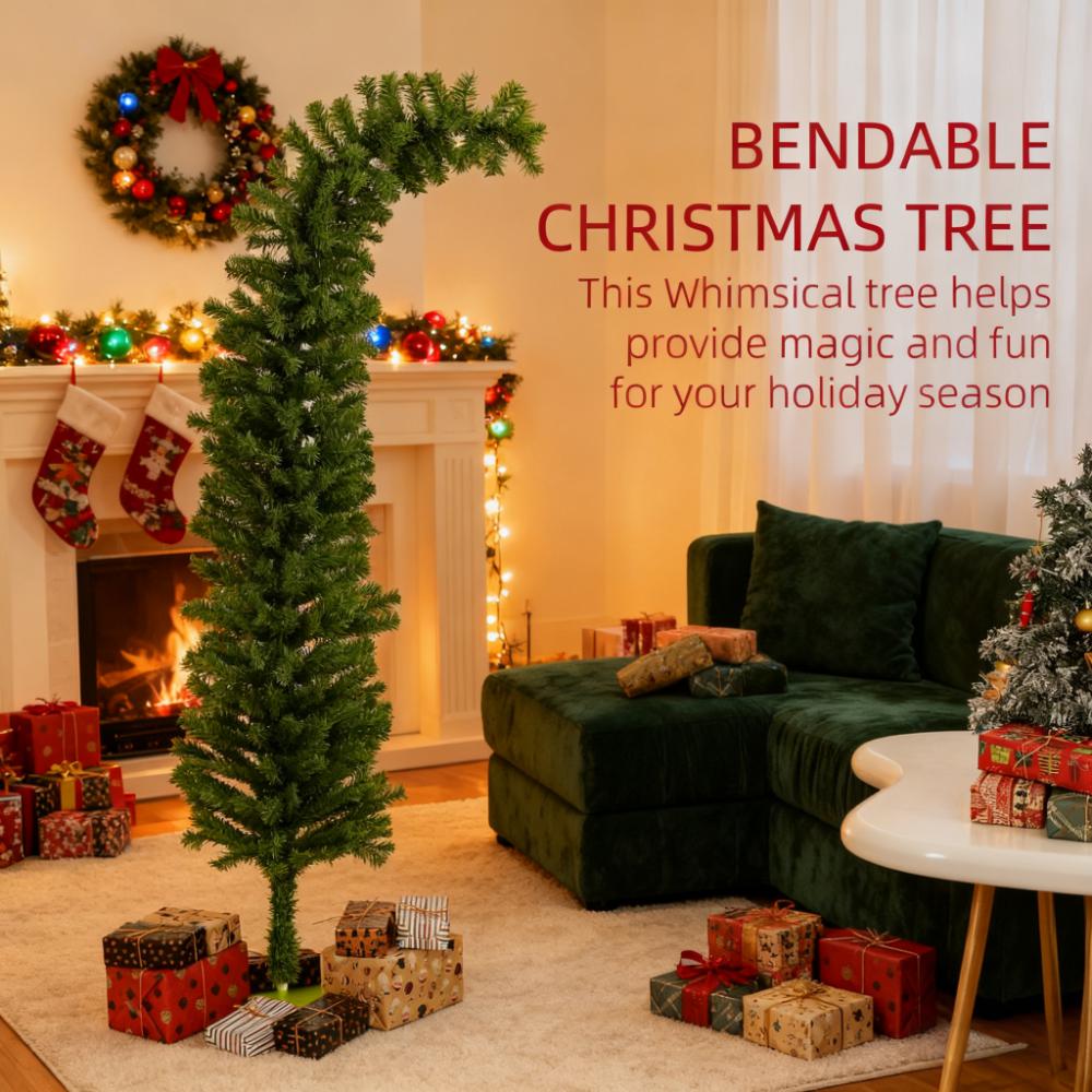 Pencil Christmas Tree with 400 Branch Tips - Green