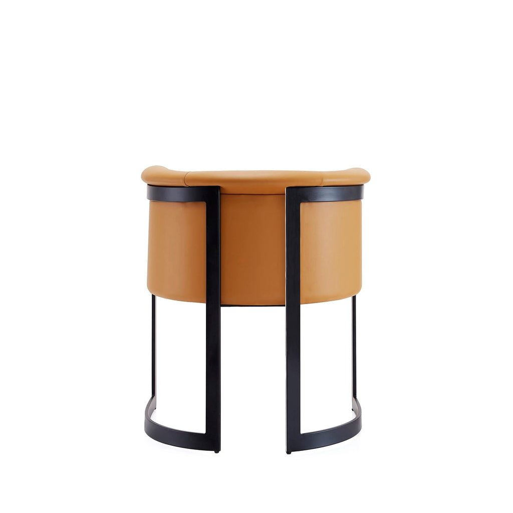 Corso Dining Chair with Modern Metal Frame - Available in Beige, Light Brown, Dark Gray