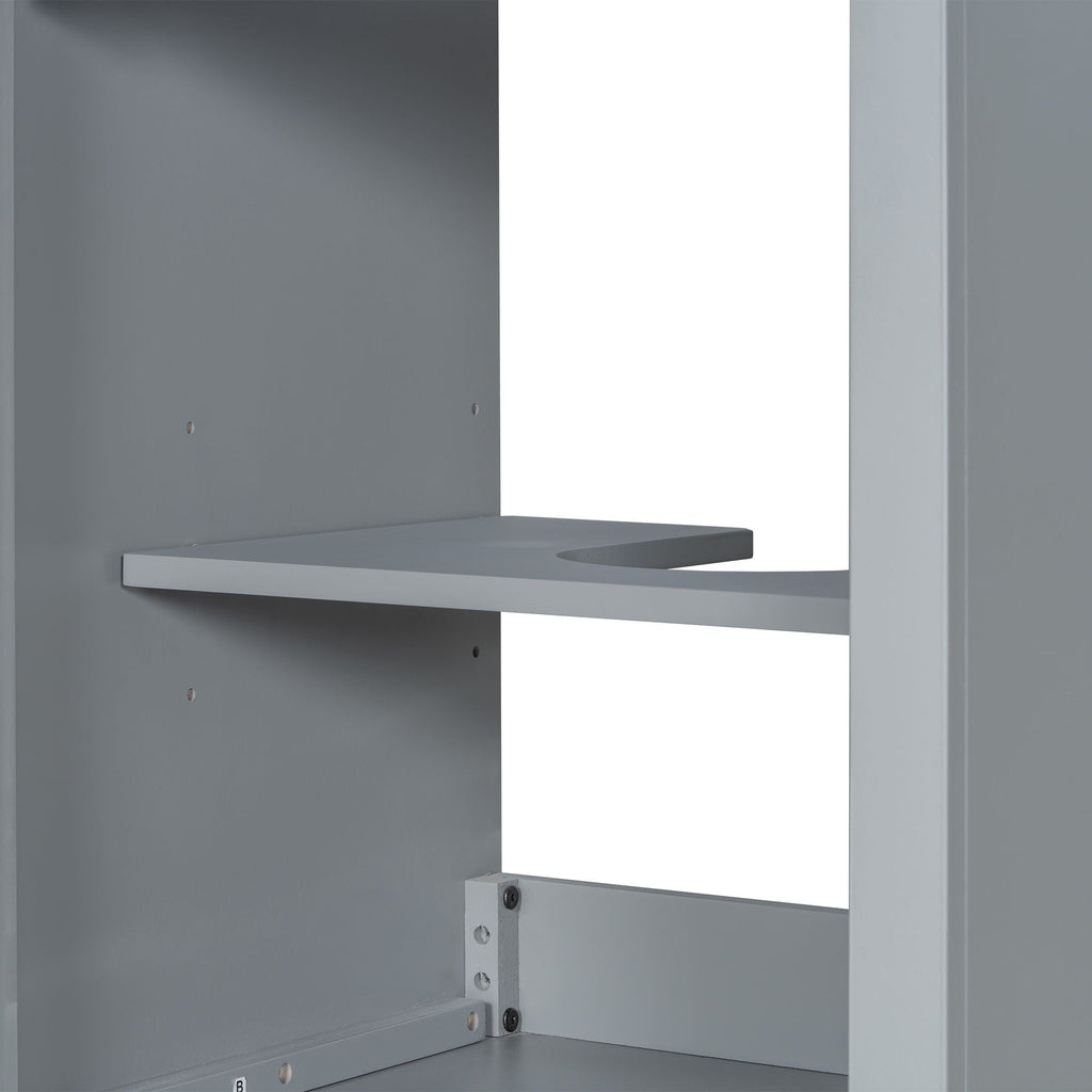 Elegant Bathroom Vanity with Ceramic Sink and Soft-Close Door - Multiple Colors