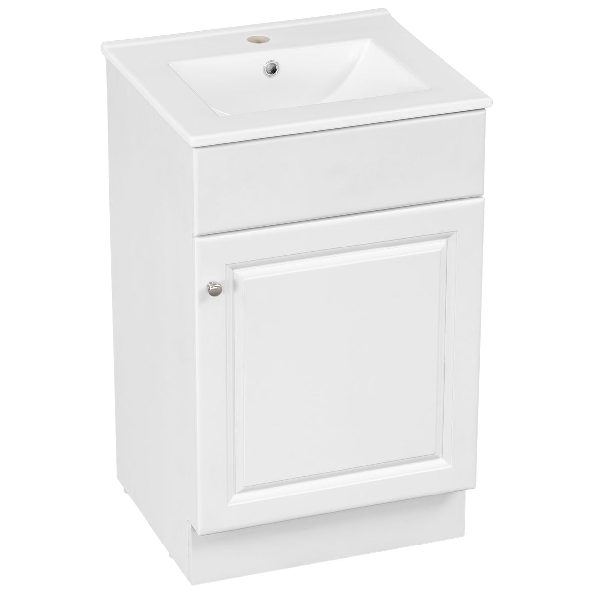 Bathroom Vanity with Sink and Adjustable Shelf - Multiple Colors