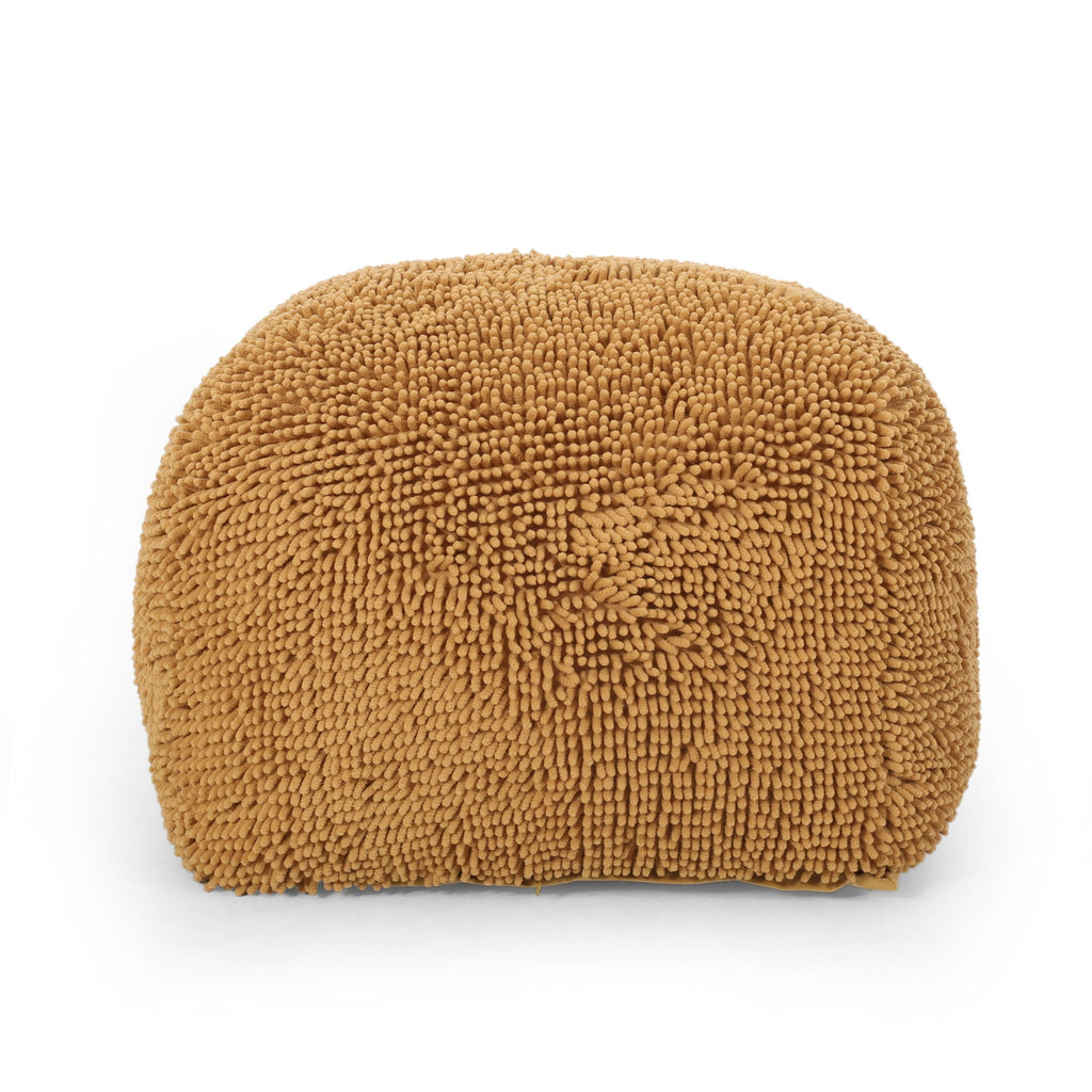 Spongy Square Pouf Soft Seating with Microfiber Cover - Multiple Colors