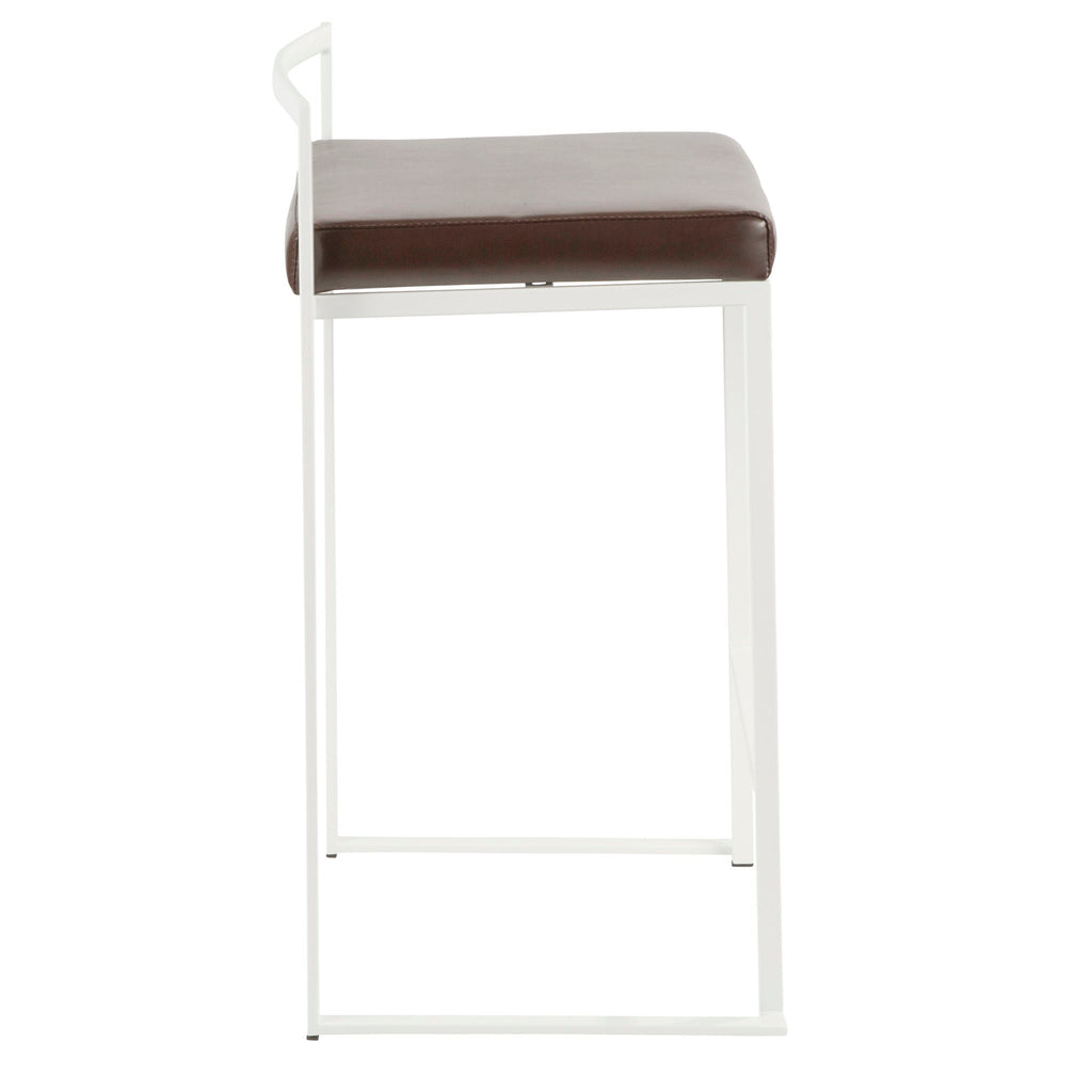 Stackable Counter Stool with Padded Comfort Seat - Multiple Colors