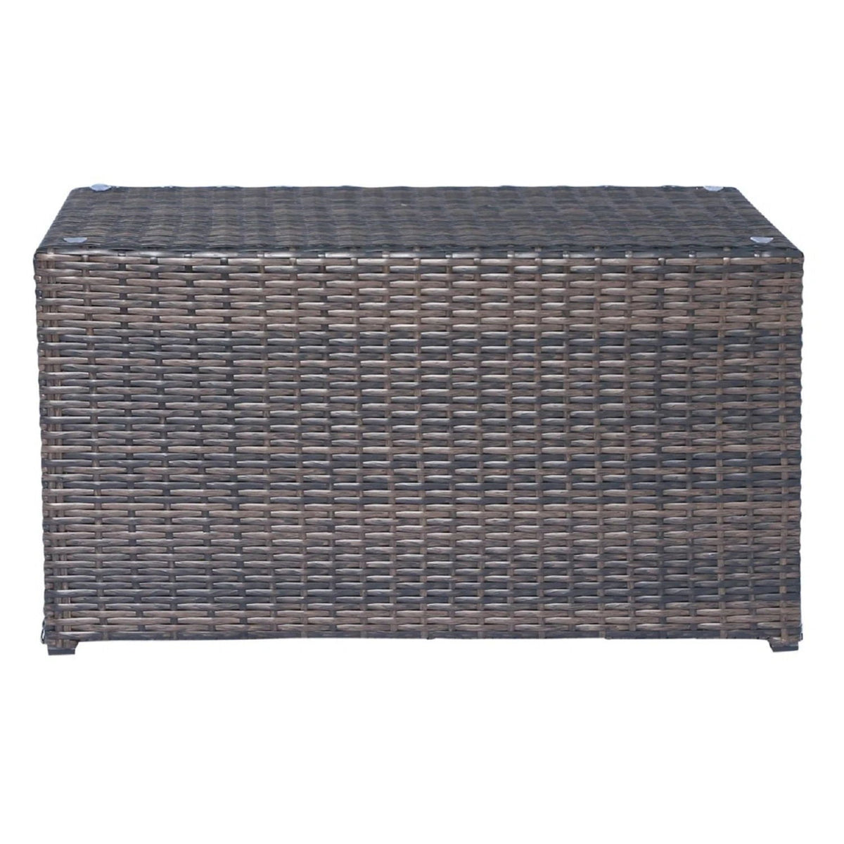 Modern Patio Rattan Sectional Set with Cushions - Multiple Colors