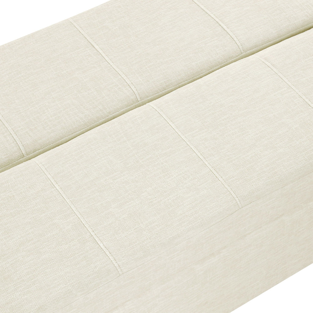 Twin Size Folding Ottoman Sleeper Bed with Mattress - Light Brown, Black, Dark Gray, White