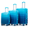 PC Spinner Wheel Luggage Set with Spinner Wheels - Gradient Color