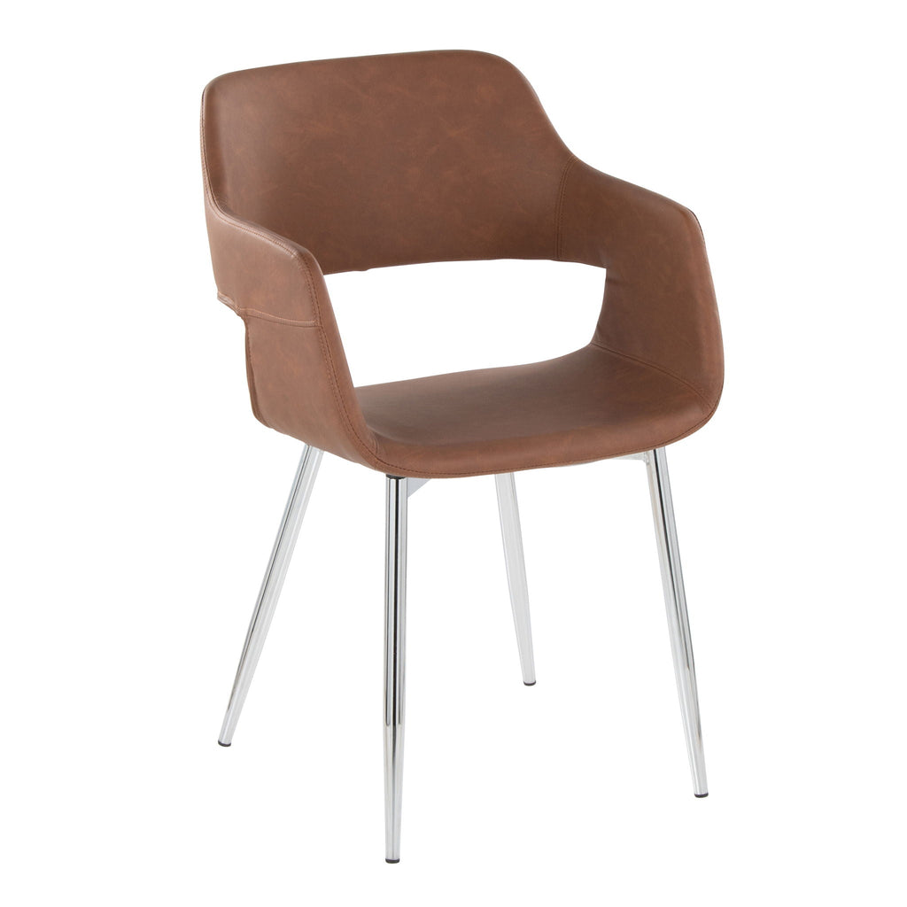Contemporary Dining Chair Set with Metal Legs – Multiple Colors
