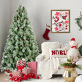 7.5FT Christmas Tree with 92 Pine Cones and Sturdy Metal Stand