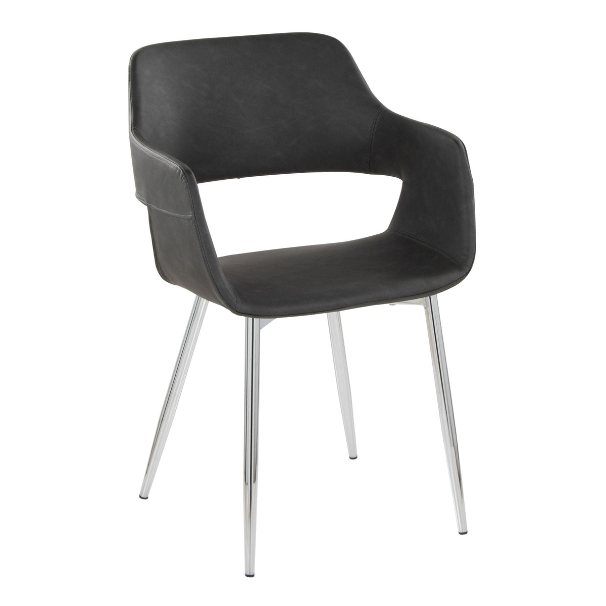 Contemporary Dining Chair Set with Metal Legs – Multiple Colors