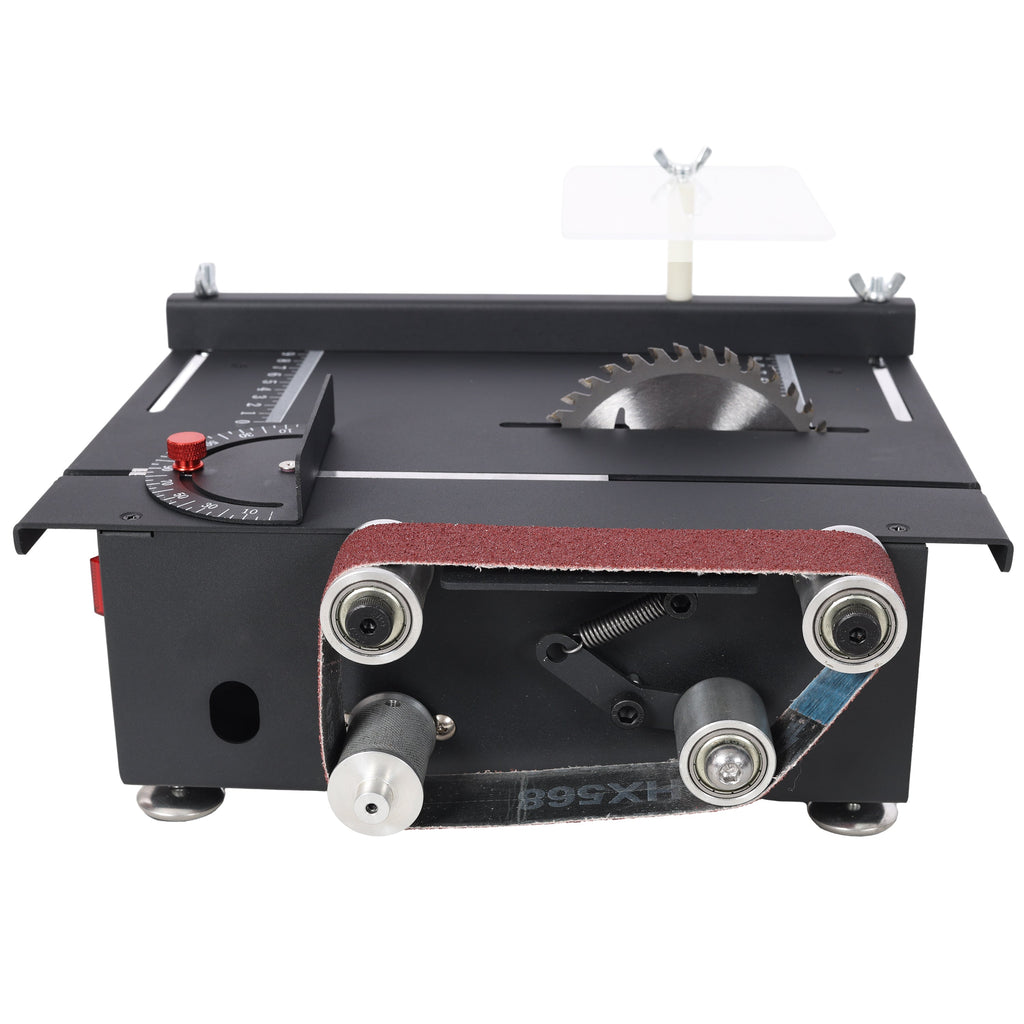 Mini Table Saw & Belt Sander with Adjustable Angles - Metal