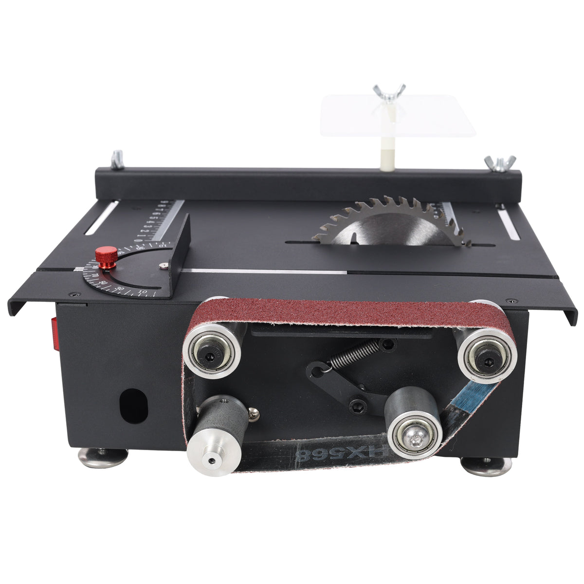 Mini Table Saw & Belt Sander with Adjustable Angles - Metal