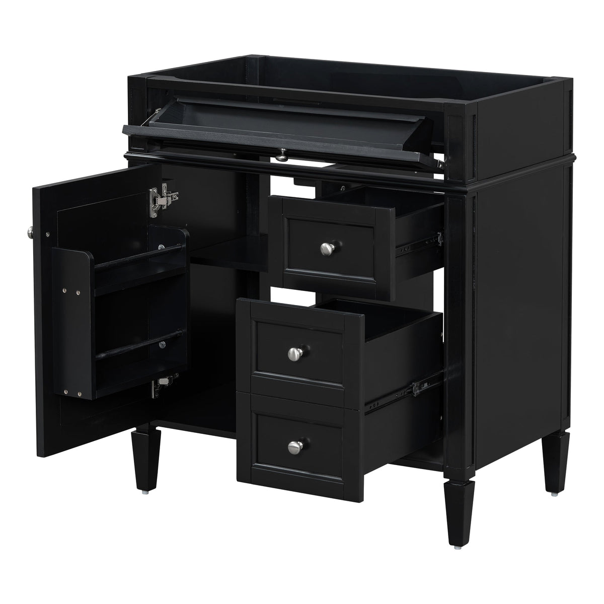 30'' Modern Bathroom Vanity Without Top Sink