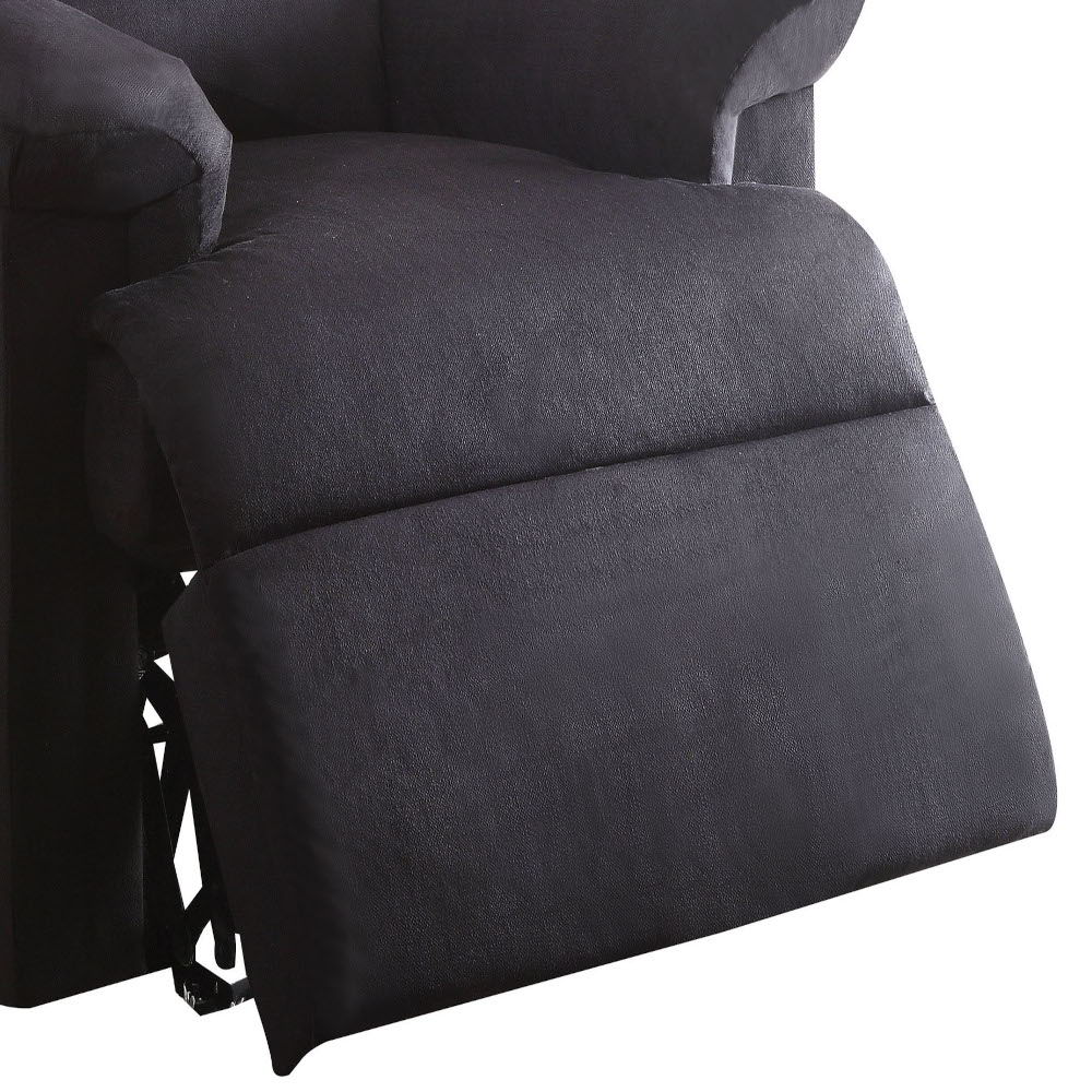 Woven Motion Recliner with Pillow-Top Arms - Available in Dark Brown, Beige, Black, Blue