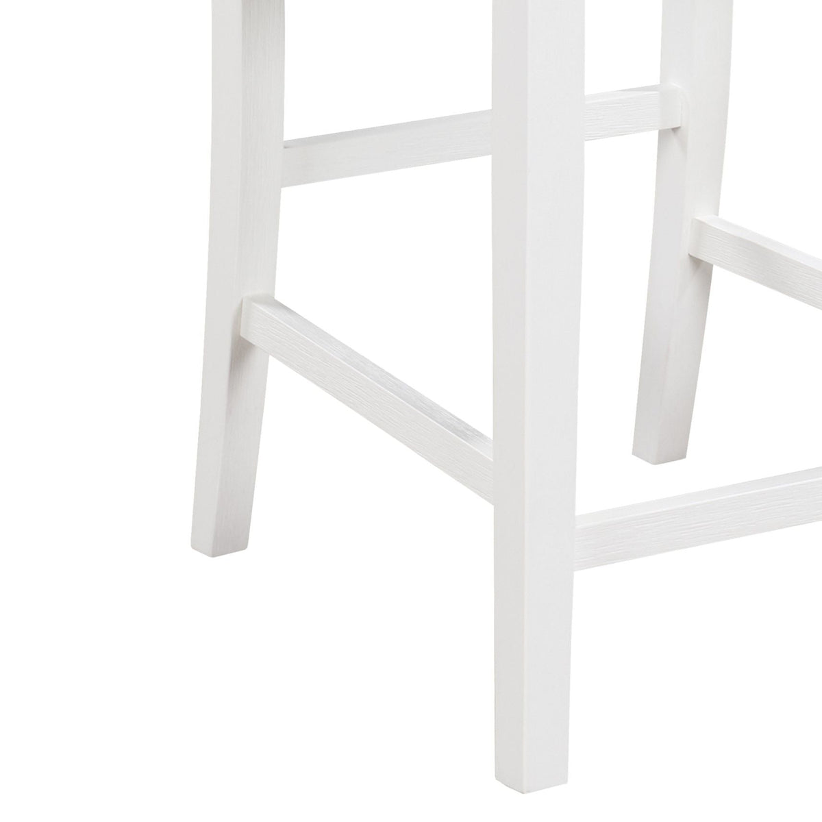 3 Piece Counter Height Dining Set with Storage Shelves - Gray or White