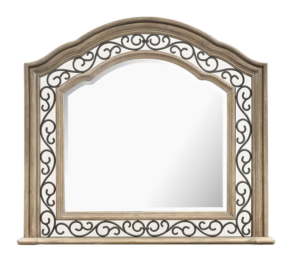 Marisol - Shaped Mirror - Fawn