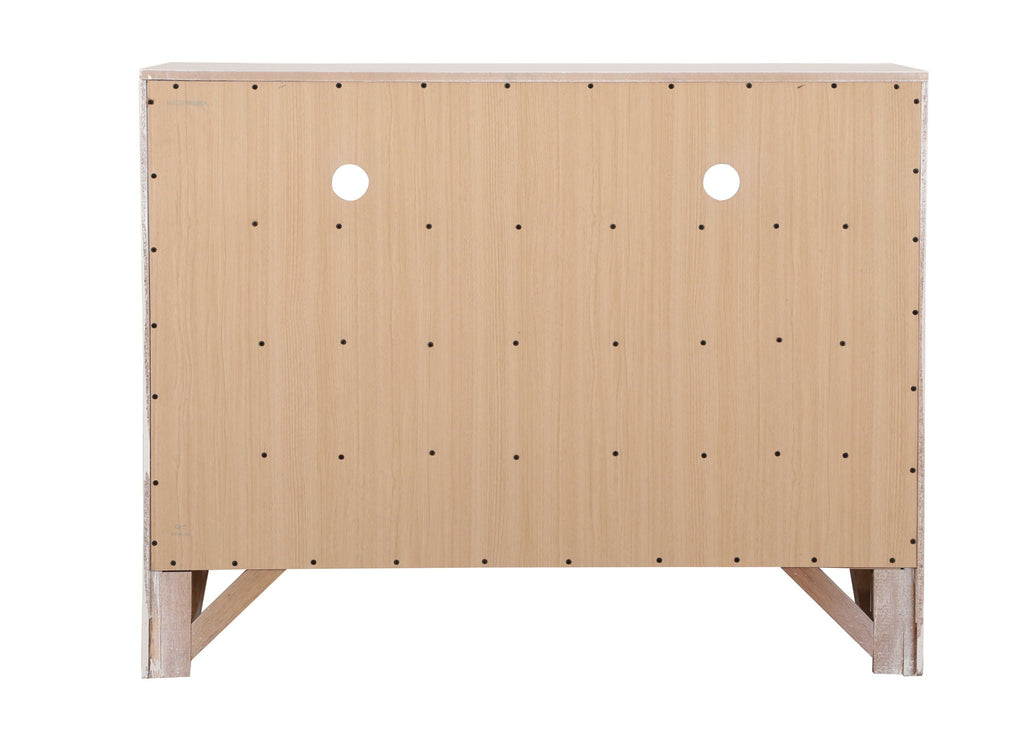 Media Chest with Modern Beveled Drawer Fronts - Multiple Colors