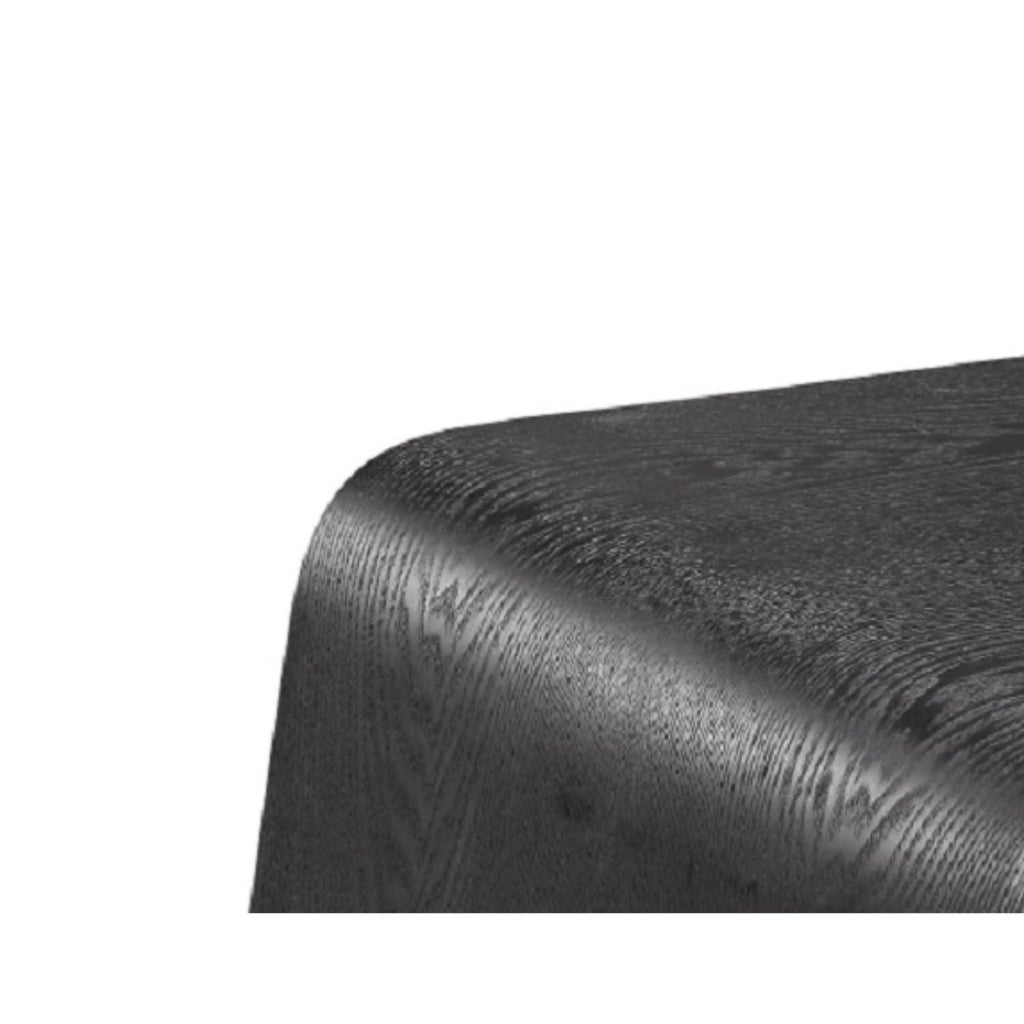 Brookside End Table with Curved Magazine Shelf - Dark Brown or Black