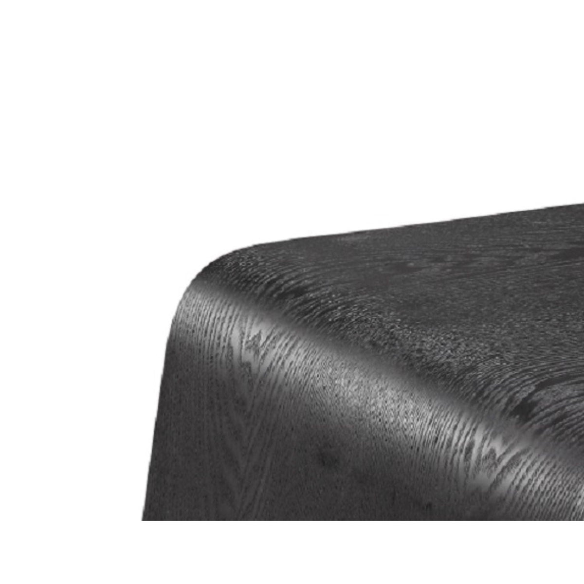 Brookside End Table with Curved Magazine Shelf - Dark Brown or Black