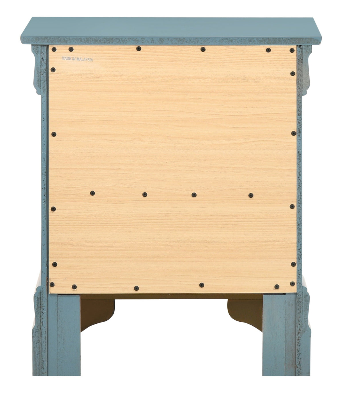 Traditional Style Design Nightstand with Classic Accent - Multiple Colors