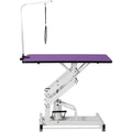 Hydraulic Pet Grooming Table with Adjustable Height - Purple or Pink