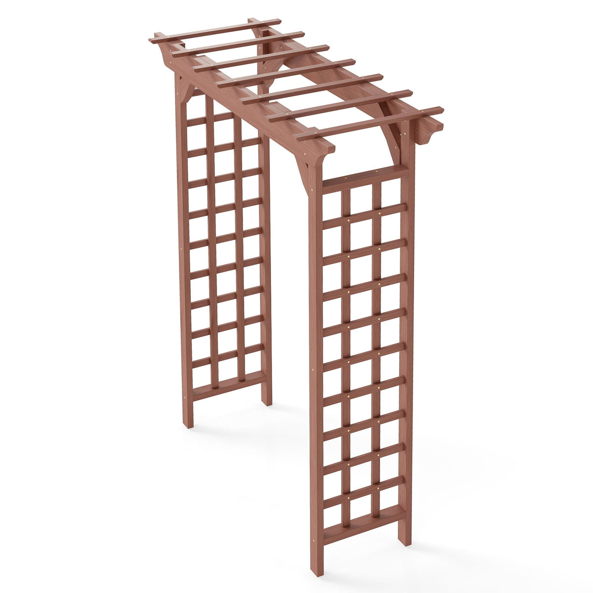 Wedding Arbor with Trellis Design - Dark Brown or Light Brown