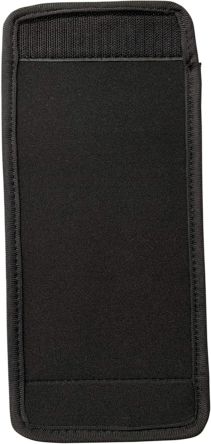 3dRose Anne Marie Baugh - Patterns - Gold and Black Art Nouveau Linked Octagon Pattern - Can Cooler Bottle Wrap (cc_263525)