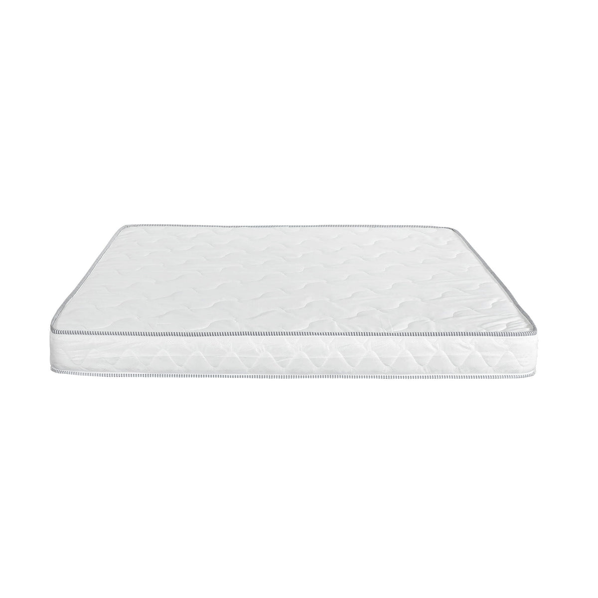6-Inch Reversible Hybrid Mattress with Pressure Relief and Cooling Technology - White