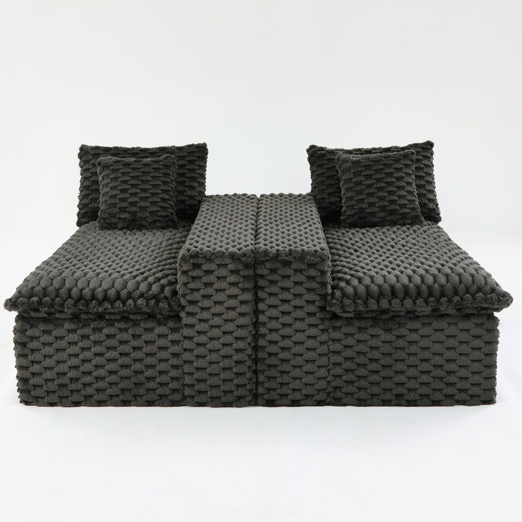 Multifunctional Sofa with Adjustable Layout - Multiple Colors