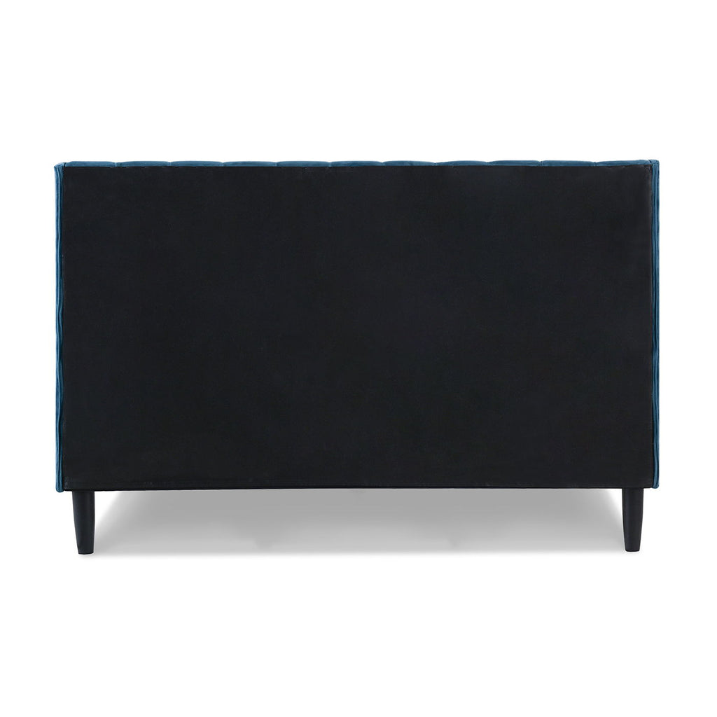Vertical Tufted Modern Headboard Platform Bed Set with Upholstered Finish - Multiple Colors