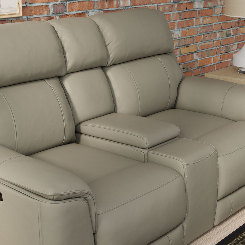 Dual Power Reclining Loveseat with Center Console - Multiple Colors
