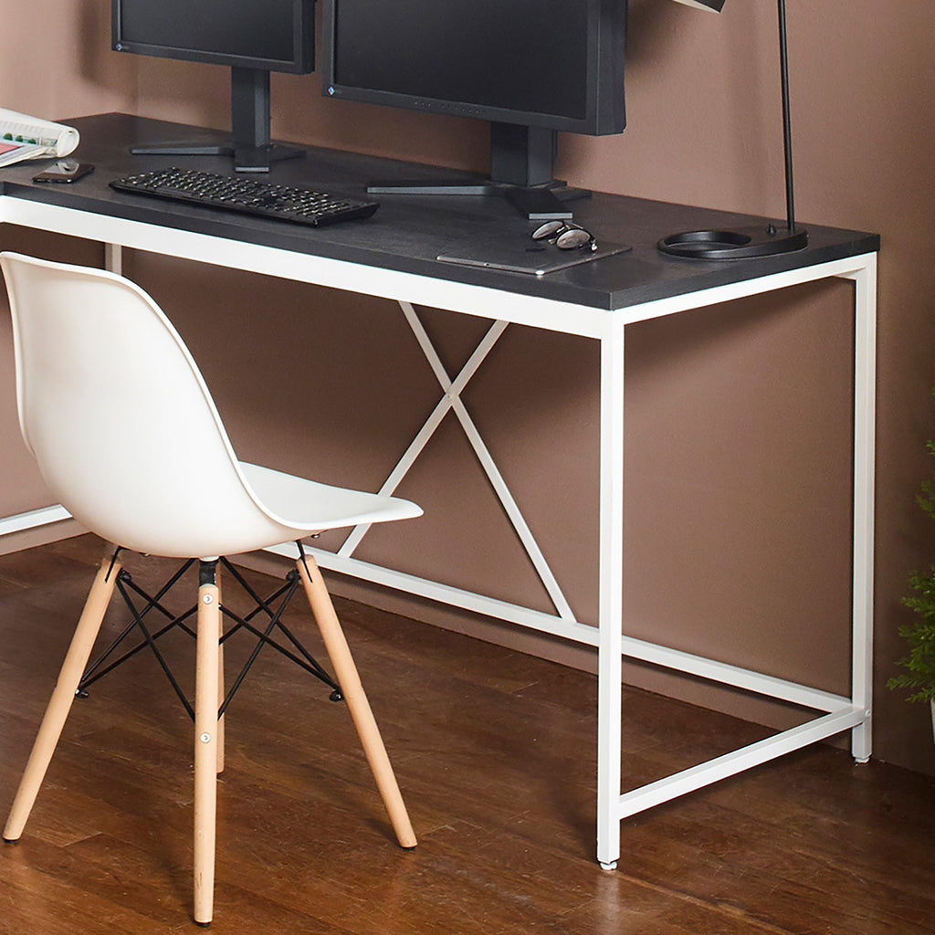Olympus Corner Desk with Eco-Friendly Board - Dark Gray or Light Brown