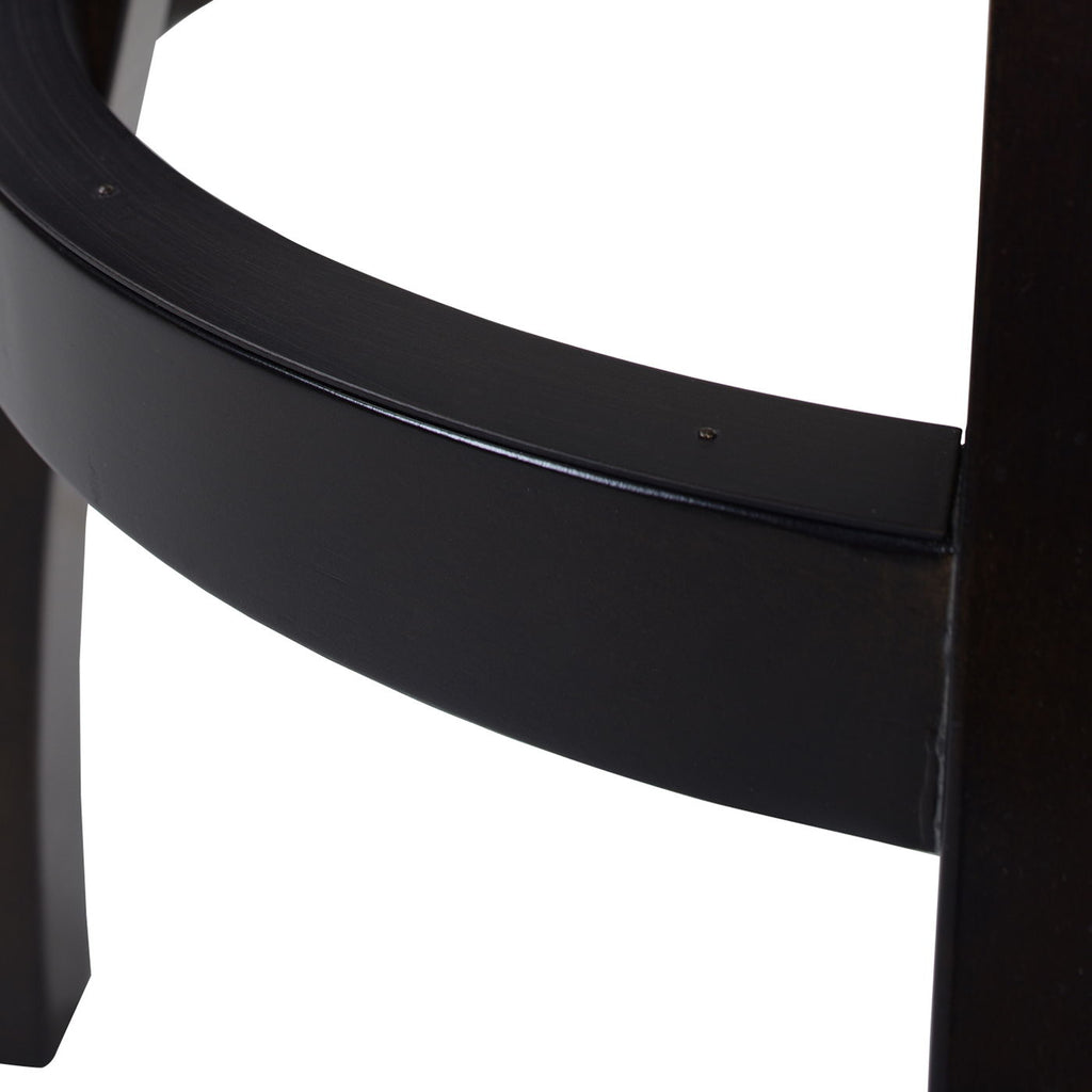 Swivel Counter Height Bar Stool with High Backrest and Solid Hardwood - Multiple Colors