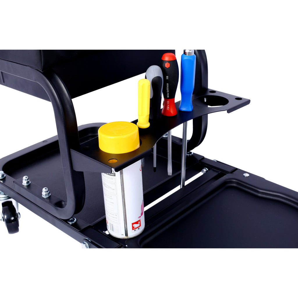 Ultimate Rolling Detailing & Utility Cart with Multiple Storage - Steel