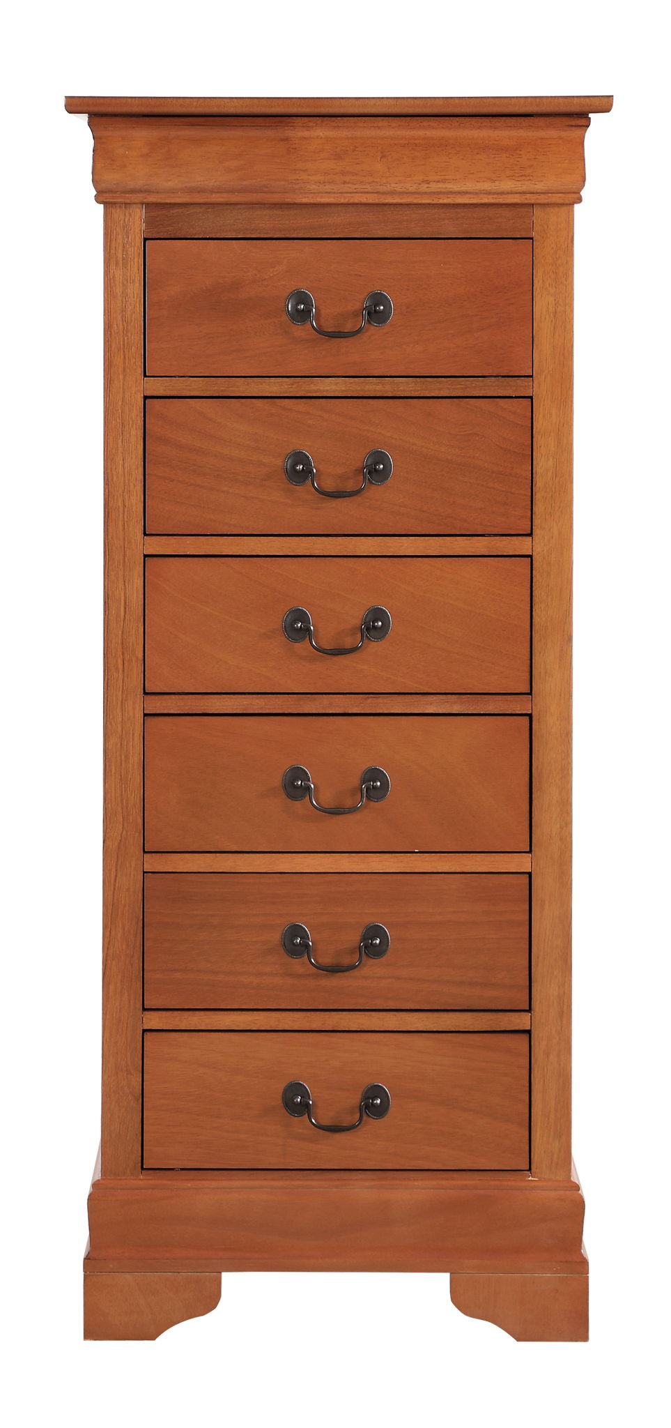 Traditional Style Lingerie Chest with Carved Base - Multiple Colors