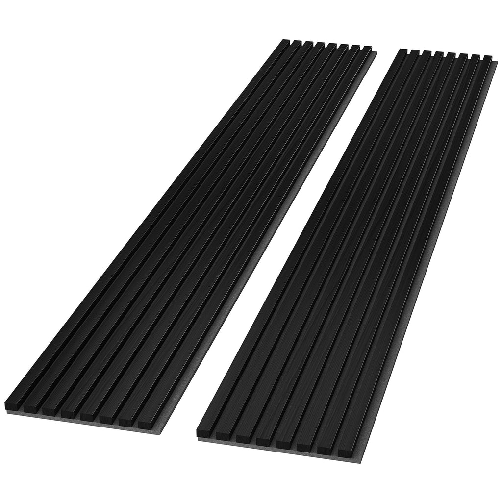 Acoustic Solid Wood Wall Panels with Soundproof Design - Natural Wood