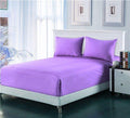 Tache Cotton Lavender Purple Fitted Sheet / Flat Sheet (BS3PC-P)
