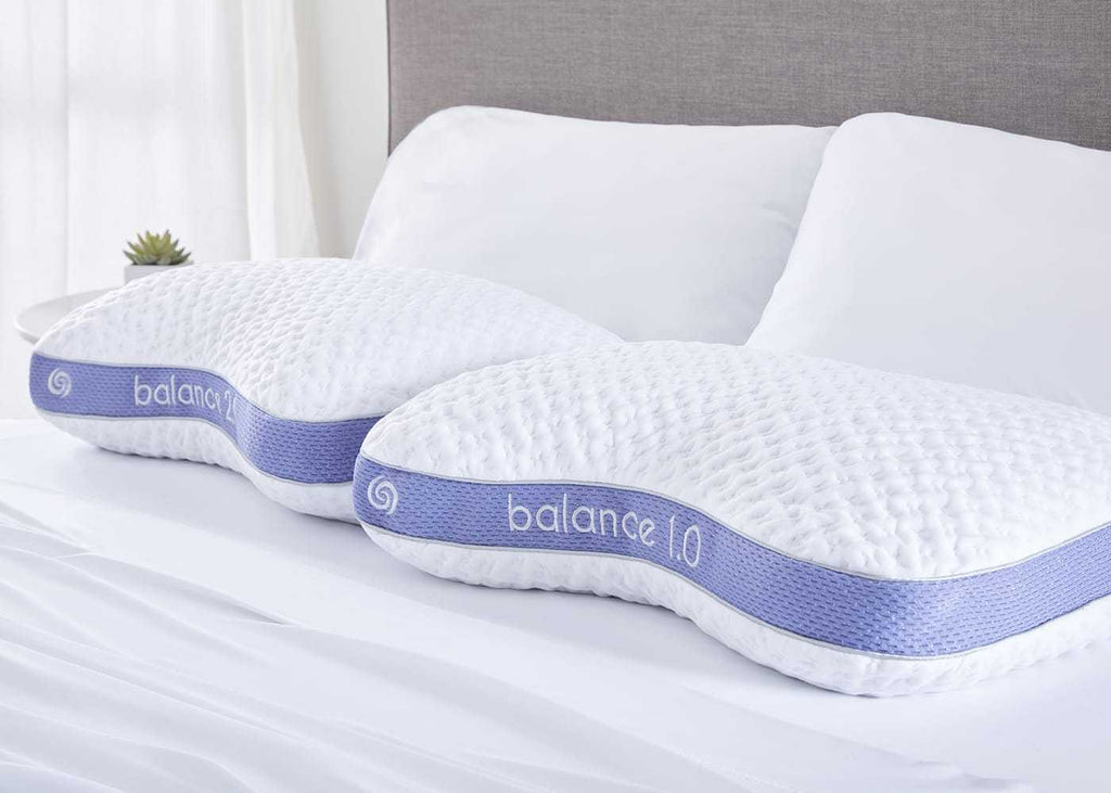 Balance Cuddle Curve Pillow with Dri-Tec Moisture-Wicking Fabric - White