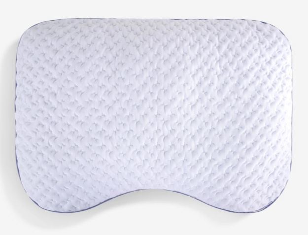 Balance Cuddle Curve Pillow with Dri-Tec Moisture-Wicking Fabric - White