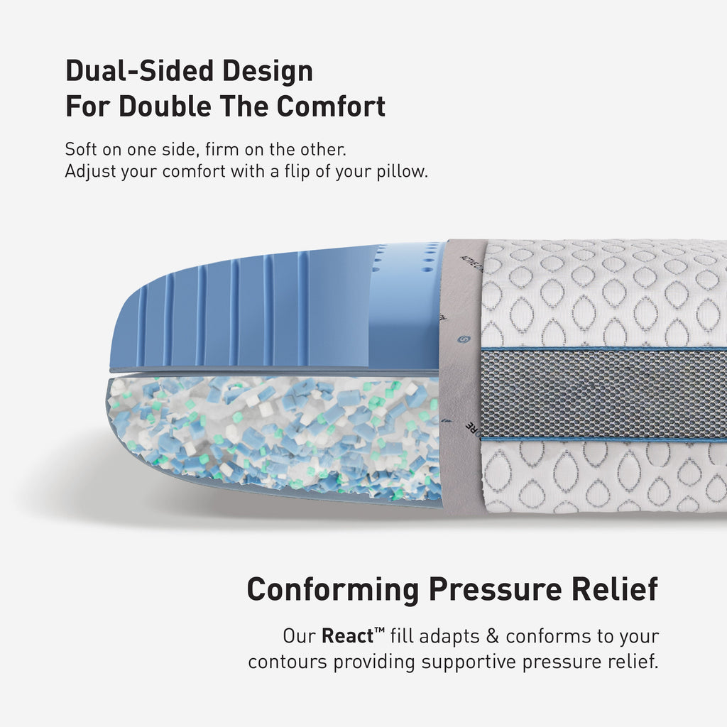 Frost Performance® Cooling Pillow with Advanced Temperature Regulation - White