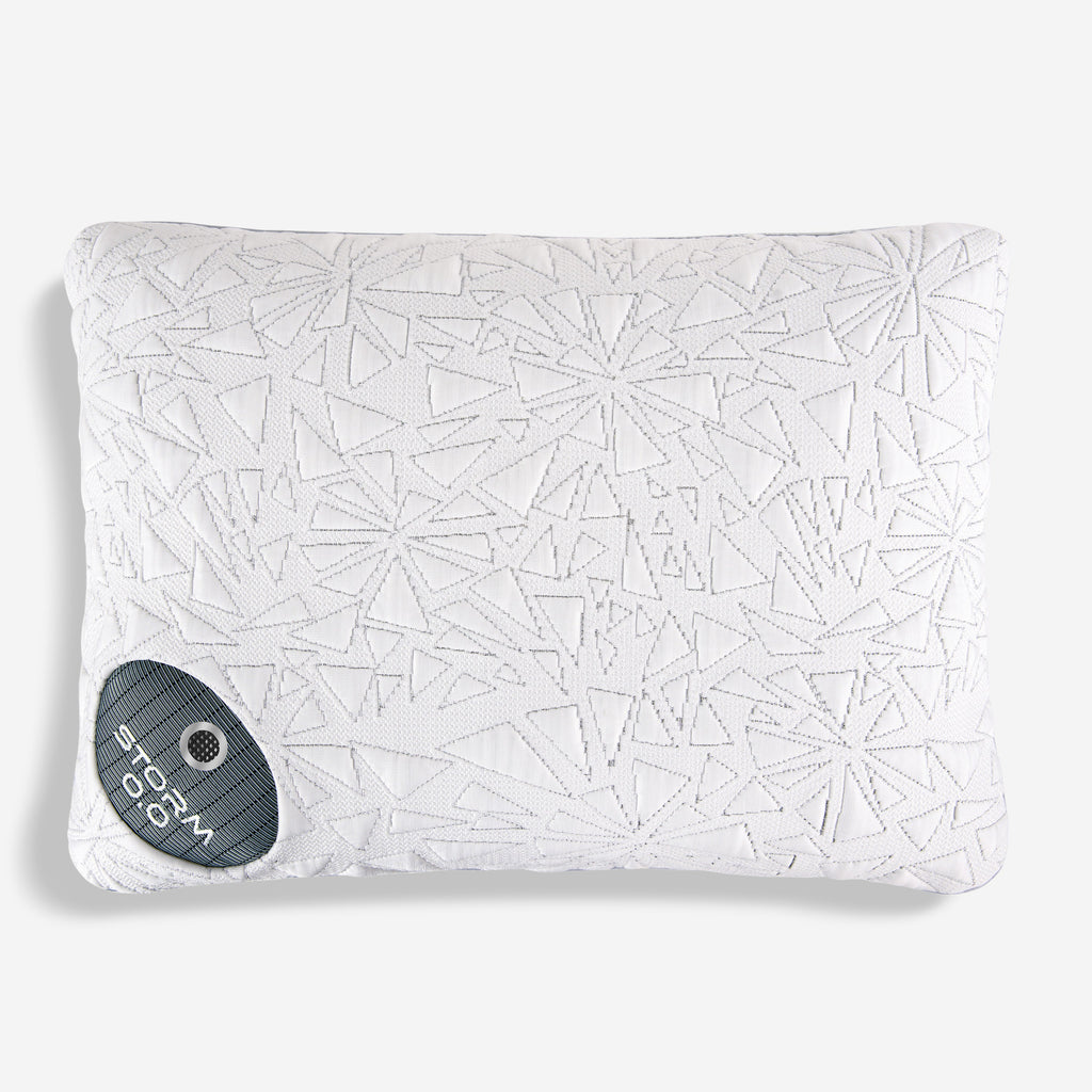 Storm Performance Cooling Pillow with Instant-Cooling Cover - White