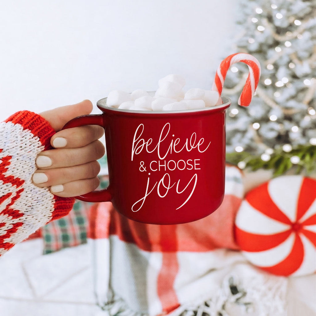 Believe & Joy Mug