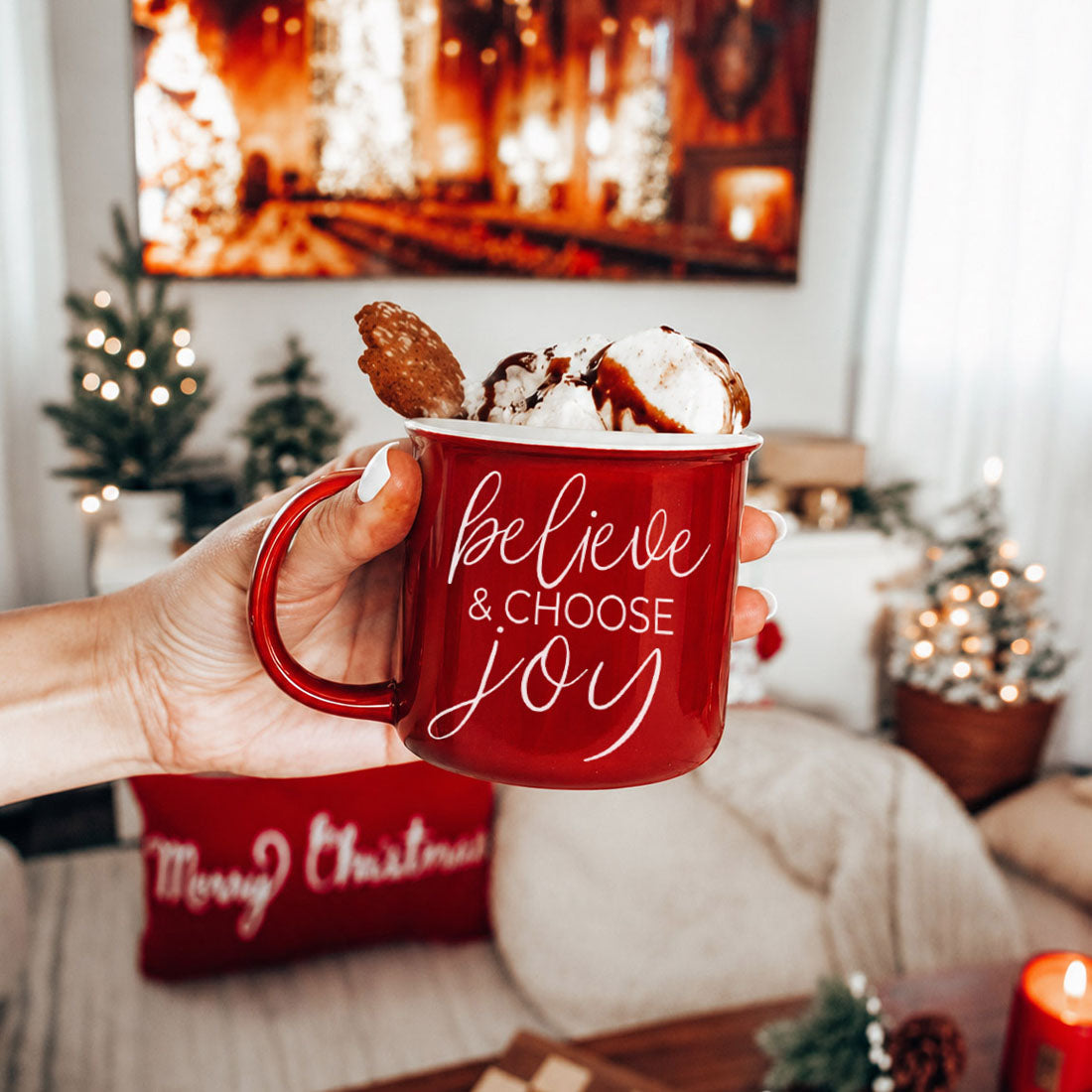 Believe & Joy Mug