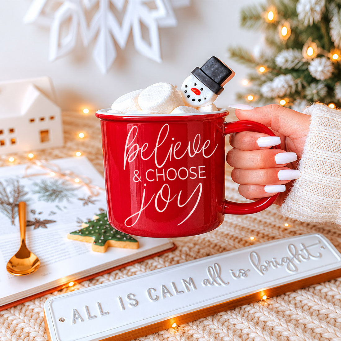 Believe & Joy Mug